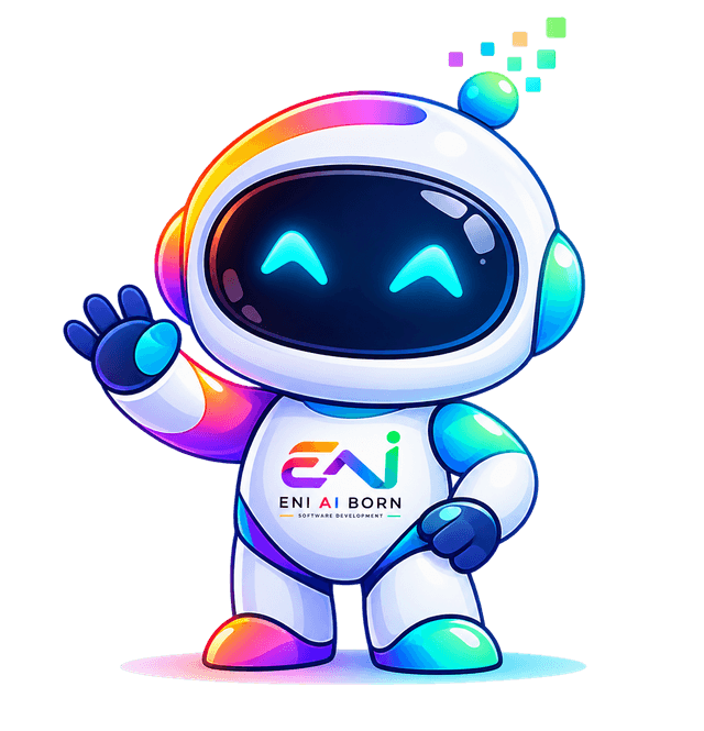 ENI AI Born Robot Mascot